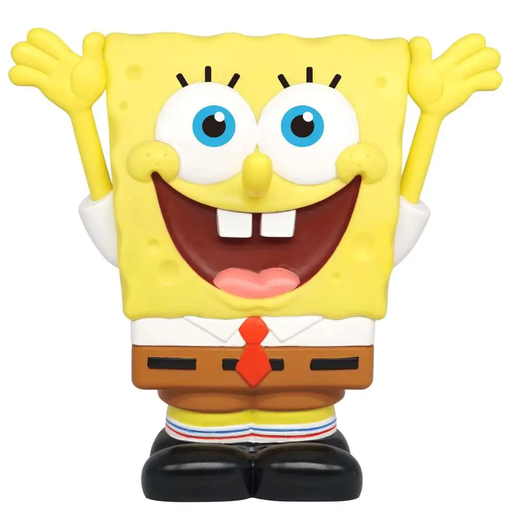 Figurine sponge bob pvc figural bank